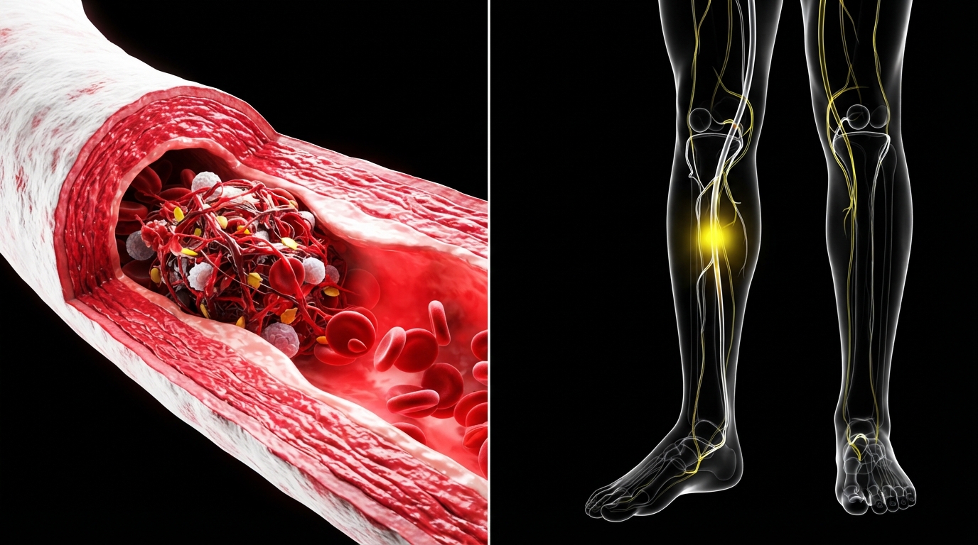 Новые исследования о тромбозе: какой внезапный симптом требует срочной оценки